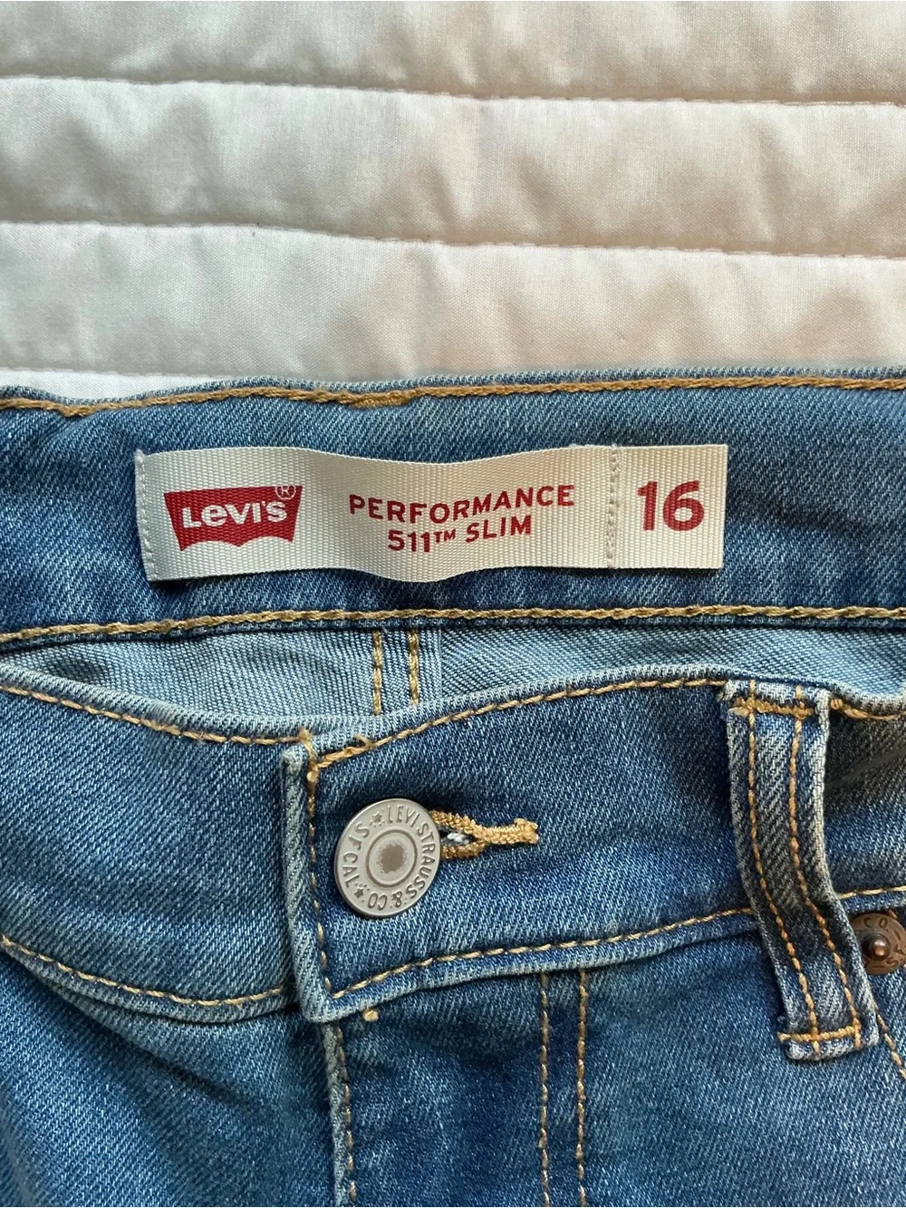 Levi's Kids Straight-Leg Jeans - Medium Blue